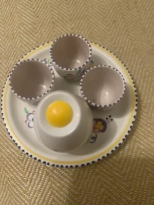 Buy Poole Pottery Egg Cup And  5 Plate Set • 6£