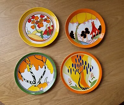 Buy Clarice Cliff Bizarre Limited Edition 8  Wedgwood Collectors Plates Set Of Four • 80£
