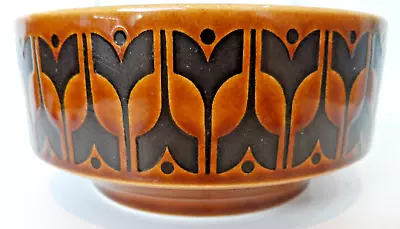 Buy Hornsea Heirloom Brown Soup Cereal Bowl Straight Sided Abstract Retro 70s Design • 7.50£