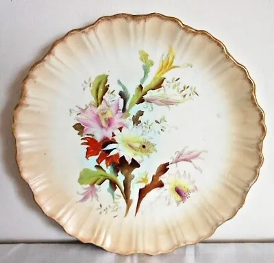 Buy Antique C.1894 Gilded Carlton Ware, Floral Blush Plate, Rd. 246832, Pattern 647 • 12.50£