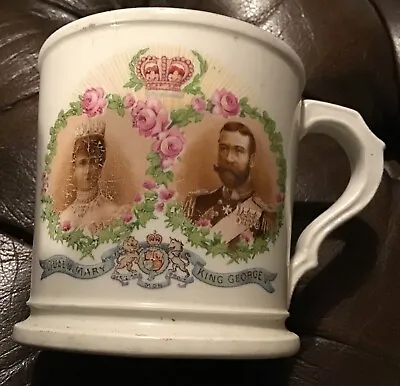Buy King George V And Queen Mary Coronation 1911  Mug Crown Pottery Stoke On Trent • 1.99£