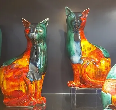 Buy New Studio Poole Pottery Gemstone Large Cat Right Or Left Available  • 149.99£