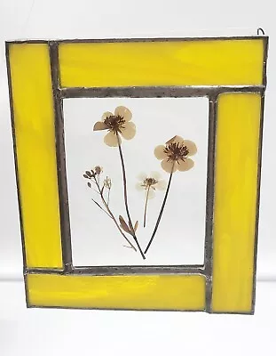 Buy Stained Glass Flower Picture, Light Catcher • 9.45£
