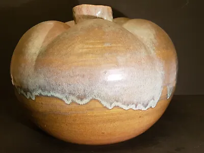 Buy A Large Abdo Nagi Pumpkin Vessel - 29cm Tall 35cm Wide - Studio Pottery, Perfect • 1,295£