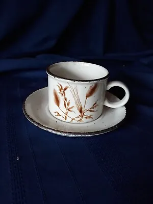 Buy Wedgwood,  WiLD  OATS. Midwinter Stoneware Group  Cup & Saucer • 7.59£