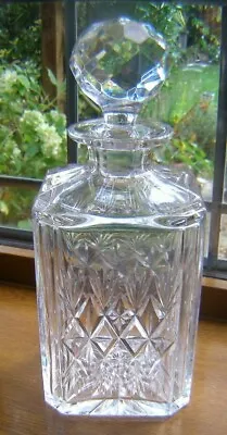 Buy Beautiful Thomas Webb Cut Glass Crystal Whisky/sprit Decanter 10   Worcester Cut • 49.99£