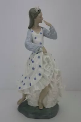 Buy Vintage(1990s) Nao By Lladro Porcelain Figurine Of Flamenco Dancer , Excellent • 83£