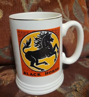 Buy Vtg Lord Nelson Pottery Mug Ye Olde Inn Gold Rim Black Horse • 21.10£