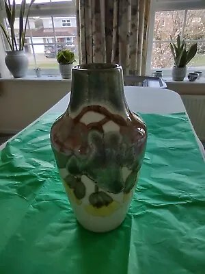 Buy Cobridge Stoneware Vase Abutilon Pattern, Shape 58/6. VGC • 50£