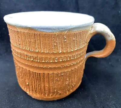 Buy Jim Richardson Studio Pottery Mug Hand Thrown Orange Ombre Athens, GA • 5.69£