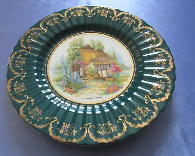 Buy Royal Victoria Wade Pottery Somerset Cottage Decorative Plate Vintage/antique • 9.99£