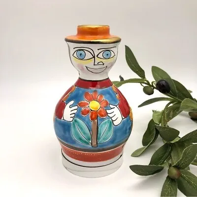 Buy Kintsugi Italian De Simone Figural Man Bud Vase Vtg Made In Italy MCM Wabi Sabi • 88.40£