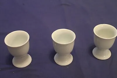 Buy 3 Vintage Johnson Brothers White China Egg Cups • 9£