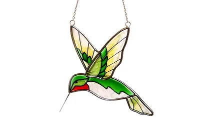 Buy Hummingbird Suncatchers Acrylic Glass Suncatcher Ornaments Color Bird Decoration • 7.78£
