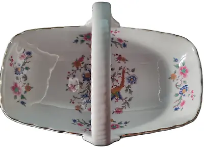 Buy Hammersley English Bone China Porcelain Bird Of Paradise Basket • 18.99£