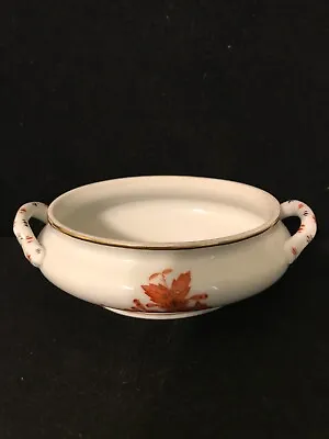 Buy Vintage Herend Hungary Orange Chinese Bouquet Porcelain  Mini Tureen With No Lid • 10.41£