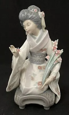 Buy Lladro - KYIOKO #1450 Japanese Geisha Porcelain Figurine Vintage Retired • 165.06£