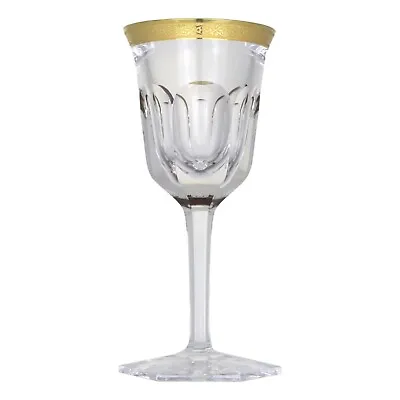 Buy MOSER Crystal - Gold POPE Cut - Wine Glass / Glasses - 6 3/8  • 139.99£