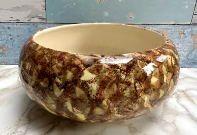 Buy Great Ceramic Fruit Bowl Vintage Dragon Pottery Rhayader Approx.  4 X 10 In • 24.50£