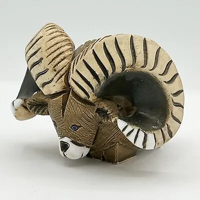 Buy Artesania Rinconada Big Horn Ram Figurine Folk Art Sculpture Handcrafted • 14.23£