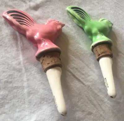 Buy Two Vintage Solian Ware Soho Pottery Cockerel Drink Pourers Reg. Numbers • 9.99£