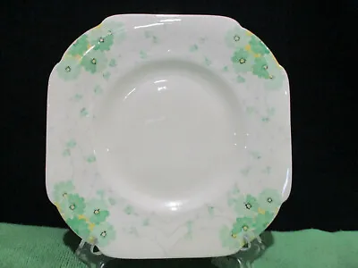 Buy Grafton China. 6121. Hand Painted Small Square Plate. Made In England. • 7.58£