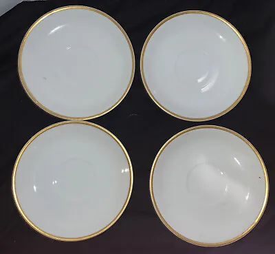 Buy Vintage Limoges Haviland Gold Rimmed Tea Saucer China Set Of 4 France • 26.84£