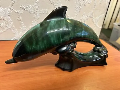 Buy Large Blue Mountain Pottery Ceramic Dolphin • 8£