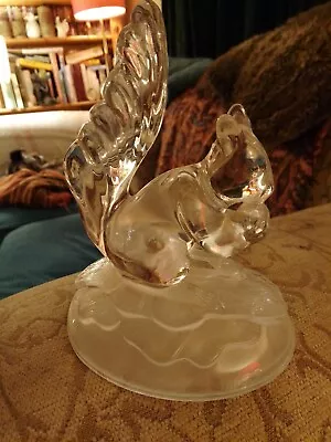 Buy Cristal D’Arques Glass Squirrel Figurine - Lead Crystal . • 10£