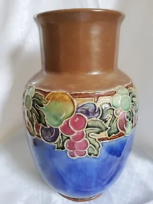 Buy Divine 1920s Art Nouveau Royal Doulton Vase Maud Bowden Tube Lined 11.25  • 85£