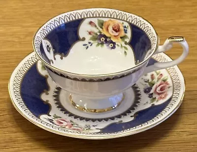 Buy Queens Fine Bone China Langham Pattern Cup & Saucer. A Crownford Product. • 11.99£
