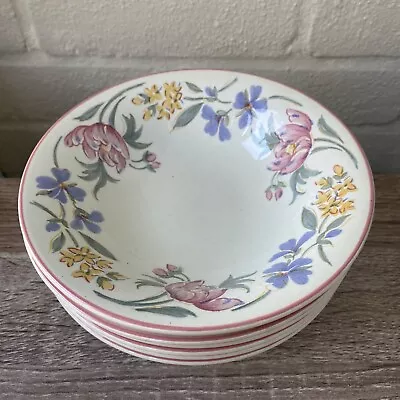 Buy 6 Staffordshire  - Chelsea - Tableware - Cereal Bowl Vintage Floral • 14£