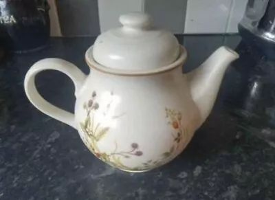 Buy St Michael (M&S) Earthenware Teapot, Harvest Pattern, 2 Pints, 1980s Vintage • 7£