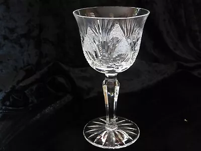 Buy Old / Vintage  Quality Cut Glass  Drinking Glass Goblet 7  High • 20£