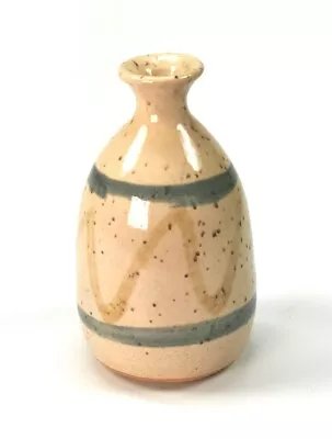 Buy Studio Pottery Stoneware Vase With Oxide Flecks Impressed Stamp • 24£