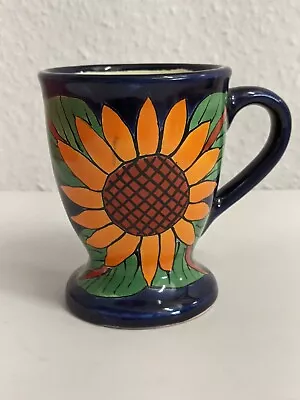 Buy Talavera Mexican Pottery Mug Sunflower Lead Free Garay Hand Painted • 12.59£