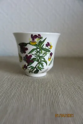 Buy BEAUTIFUL SMALL PORTMEIRION PLANT POT HOLDER - 7cm TALL - BUTTERFLY PATTERN RARE • 10.99£