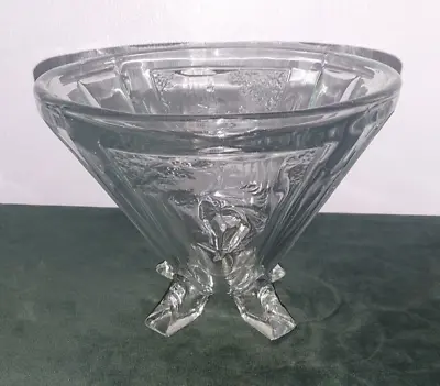 Buy SOWERBY Glass Footed Bowl Vase #2566 Mercury Messenger Of The Gods • 20£
