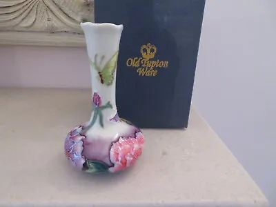 Buy Old Tupton Ware Flowers & Butterfly Vase Jeanne Mcdougal *1st Quality*boxed*rare • 18£