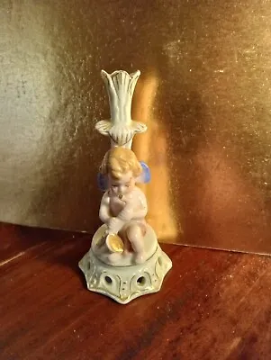 Buy Antique Porcelain Figurine Miniature Cherub Angel Putti Bud Vase 1920s Child • 11.50£