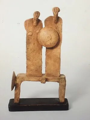 Buy John Maltby Rare Sculpture  Seated Warriors  Signed & Exhibiition Label In Vgc • 1,175£