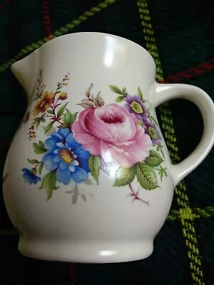 Buy Vintage Axe Vale Pottery Devon England Floral Milk Cream JUG 1/4 PT VGC 50s • 3.99£