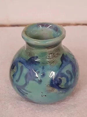 Buy Vintage Earthworks Pottery Barbados Studio Posy Vase Slip Decorated Fish  2.5  • 12£
