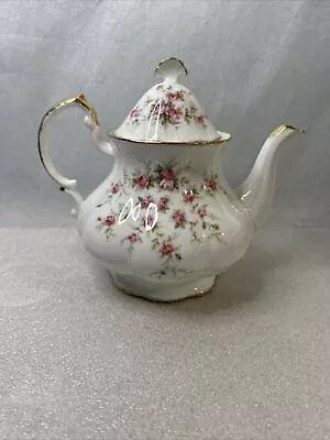 Buy Royal Albert Paragon Victoriana Rose Vintage Bone China Teapot Pink Flowers • 212.62£