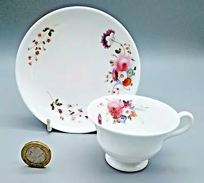 Buy Antique English Porcelain Alcock Child's Children's Floral Cup & Saucer C1830 • 14.99£