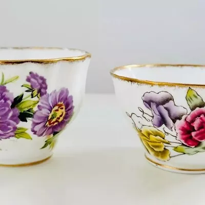Buy Vintage Salisbury Made In England Fine Bone China Sugar/candy Bowls Pre Owned • 15£