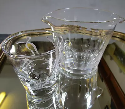 Buy Lovely Antique Vintage Cut Glass Wine Rinser Bowl With Double Lip & Tumbler • 39.95£
