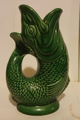 Buy Green Dartmouth Pottery Gurgle Jug • 7.99£