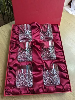 Buy Vintage Cristallerie Zwiesel Large Whisky Tumblers 9cm Boxed Set Six Beautiful  • 49.50£