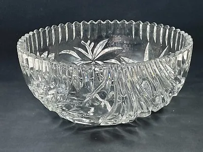 Buy Vintage Glass Fruit Bowl Vintage Pressed Glass Large Fruit Bowl • 15.99£